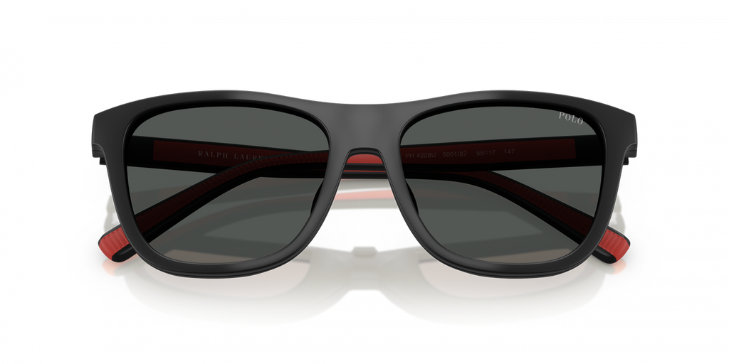 Polo Ralph Lauren Montatura Da Vista Uomo Con Doppia Clip Da Sole Magnetica PH4228U Colore 5001/87 Calibro 55/17