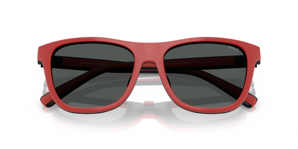Polo Ralph Lauren Montatura Da Vista Uomo Con Doppia Clip Da Sole Magnetica PH4228U Colore 5001/87 Calibro 55/17