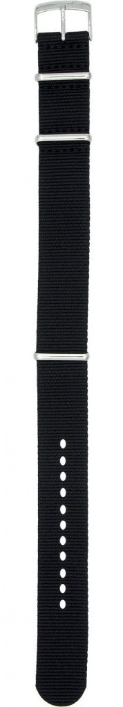 Morellato Cinturino Nato In Tessuto Nero ansa 22