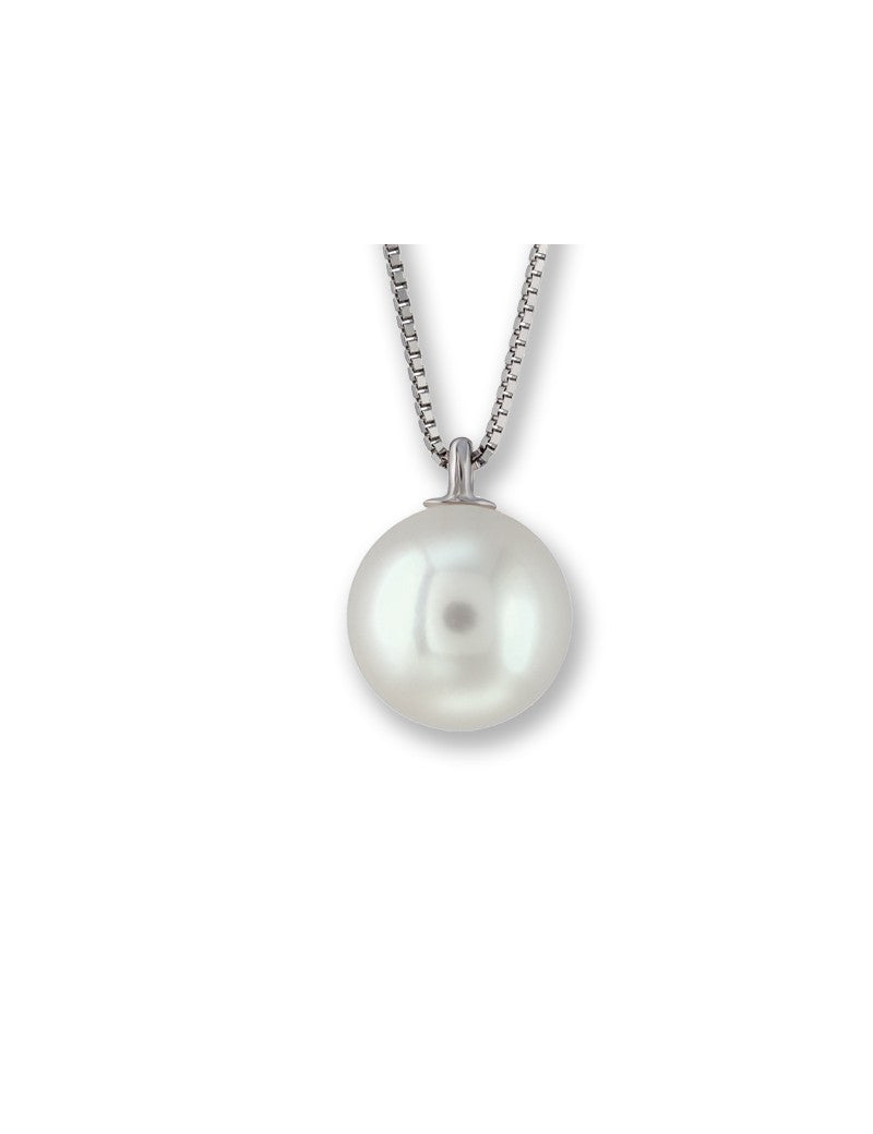 Girocollino Gemoro in oro bianco e perle coltivate PPE318BIA