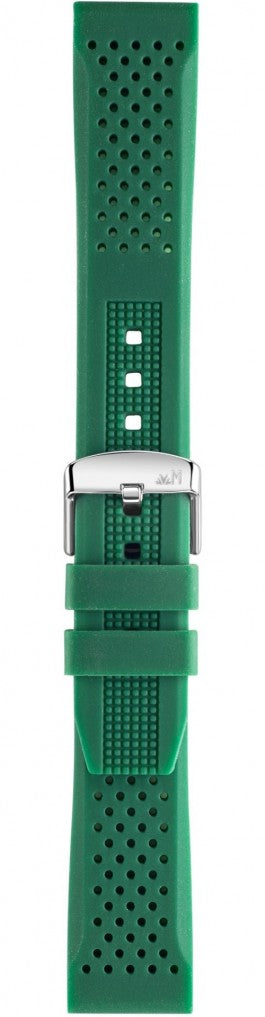 Morellato Cinturino Linea Sile In Silicone Traforato Verde ansa 22