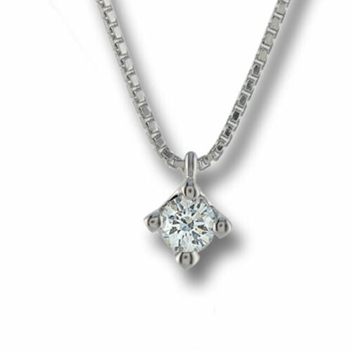 Gemoro Girocollino in oro bianco e diamanti PBE047B.05