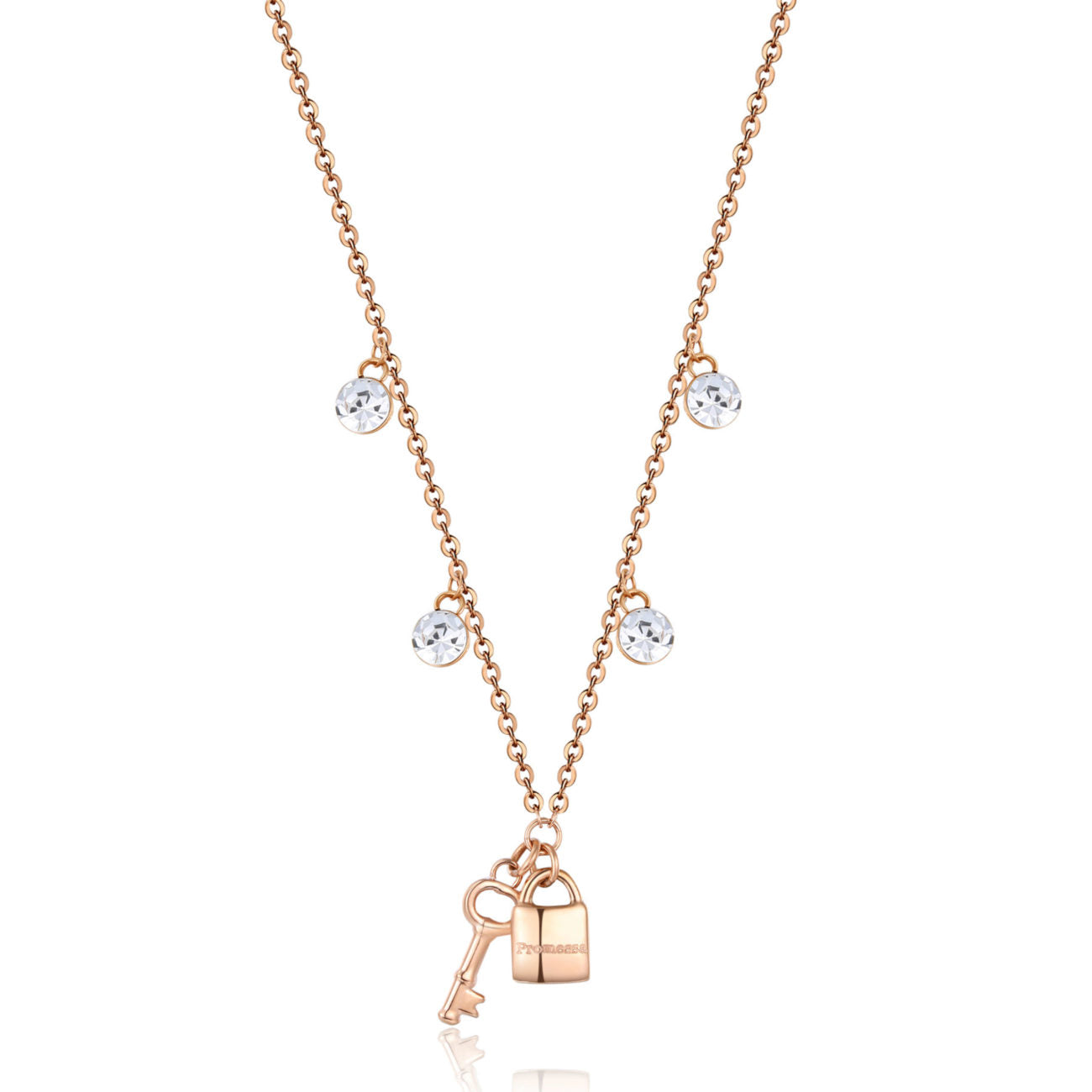 Brosway Collana Chakra Donna In Acciaio "Lucchetto" BHKL12