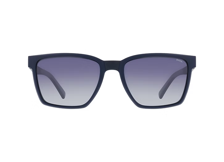 INVU. Montatura Unisex Con Clip-on Da Sole A Calamita Polarizzato IG42612B