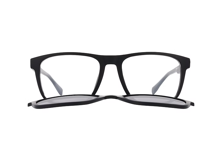 INVU. Montatura Unisex Con Clip-on Da Sole A Calamita Polarizzato IG42603A