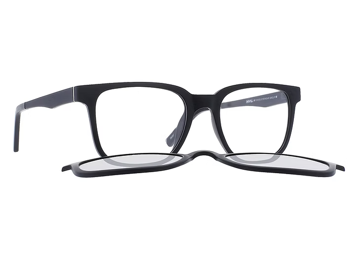 INVU. Montatura Unisex Con Clip-on Da Sole A Calamita Polarizzato G4201E