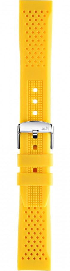 Morellato Cinturino Linea Sile In Silicone Traforato Giallo ansa 20