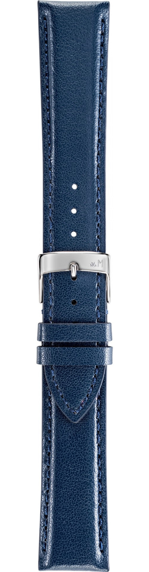 Morellato Cinturino Uomo Collezione SAVE THE NATURE Naxos In Fibra Di Cuoio Riciclato A01X5391D15 Blu Ansa 18 mm