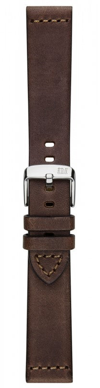 Morellato Morellato Cinturino In Pelle Fatto A Mano Linea Bramante Marrone Scuro ansa 22