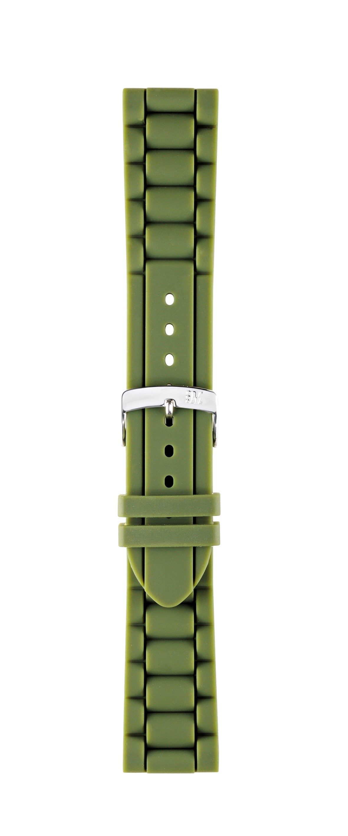 Morellato Cinturino In Silicone Vellutato Linea Lena Verde Militare ansa 18