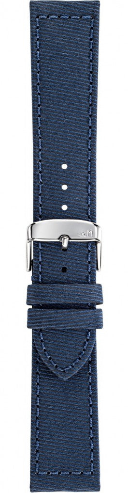 Morellato Cinturino Uomo SAVE THE NATURE Corfú In Tessuto Riciclato A01X5390D12 Blu Ansa 24 mm