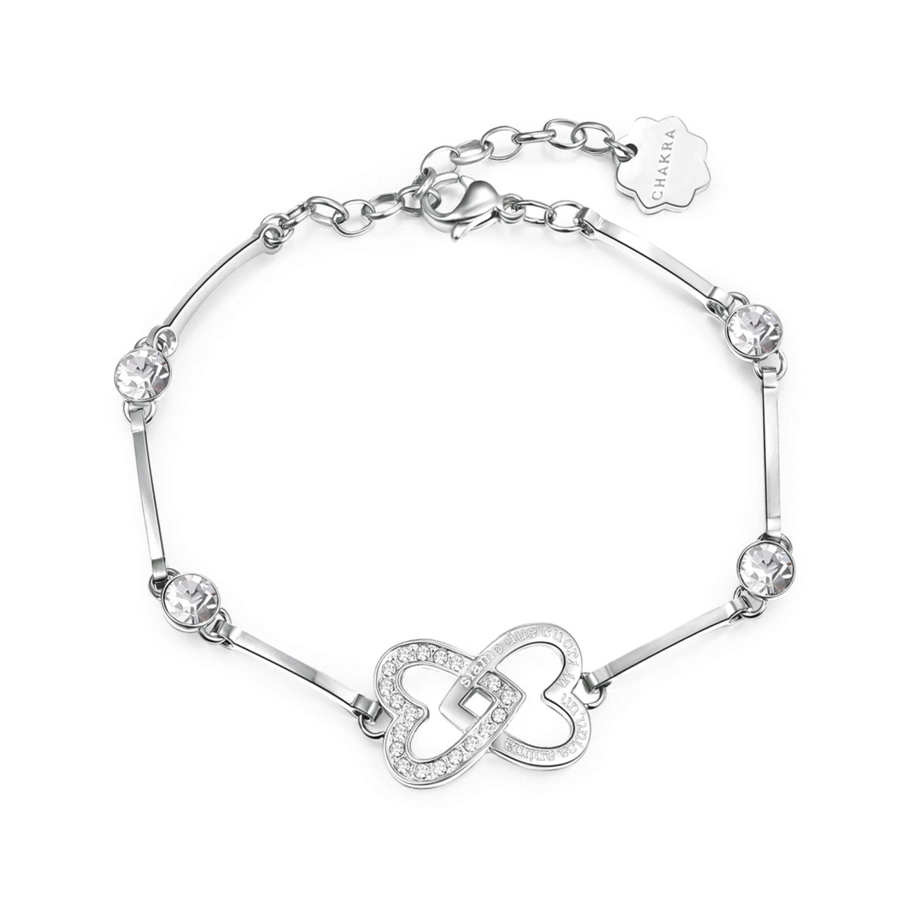 Brosway Bracciale Donna Chakra Infinito Cuori BHKB047