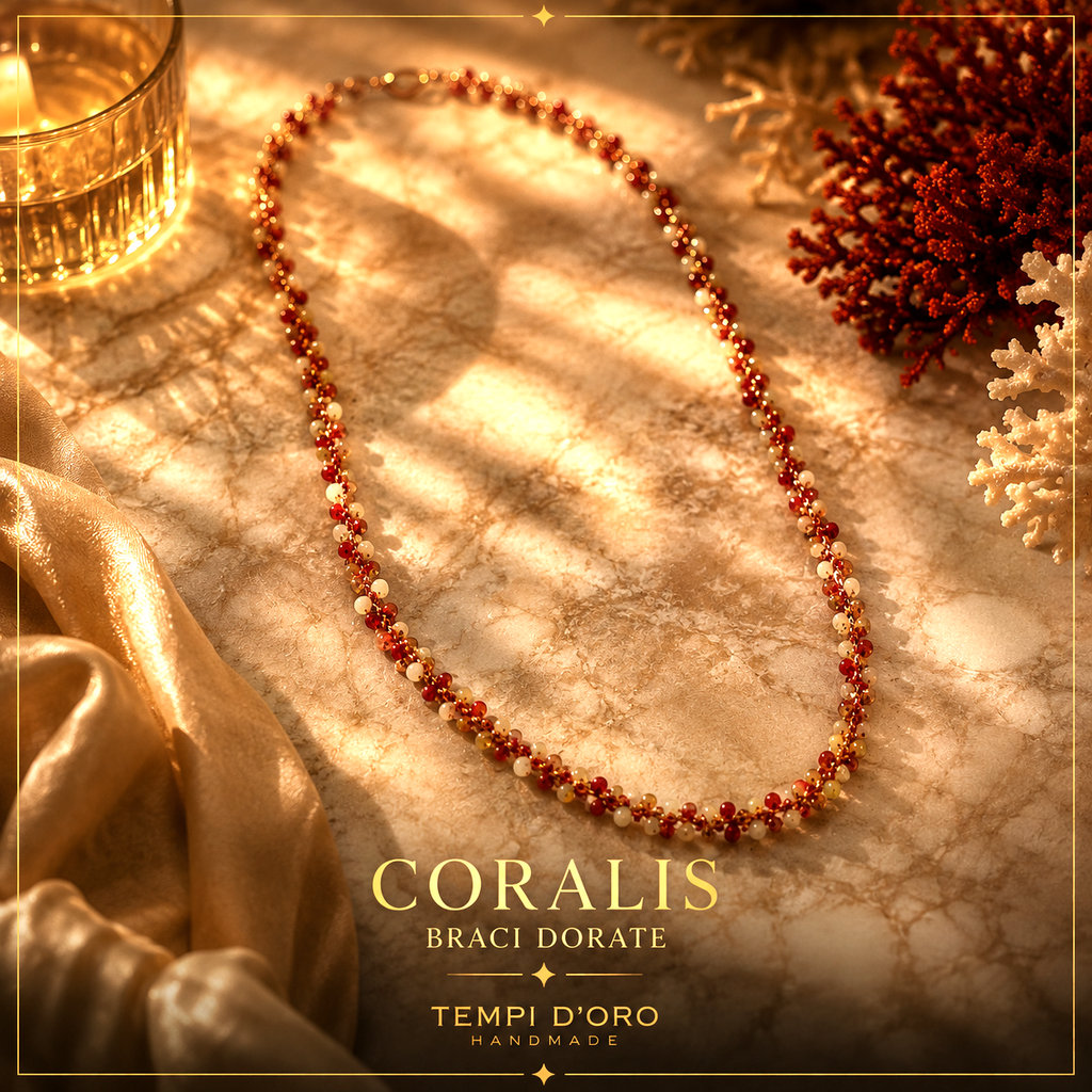 Collana Handmade Coralis – Braci Dorate
