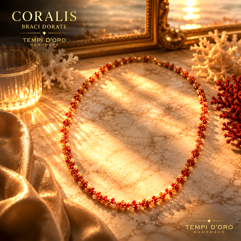 Collana Handmade Coralis – Braci Dorate