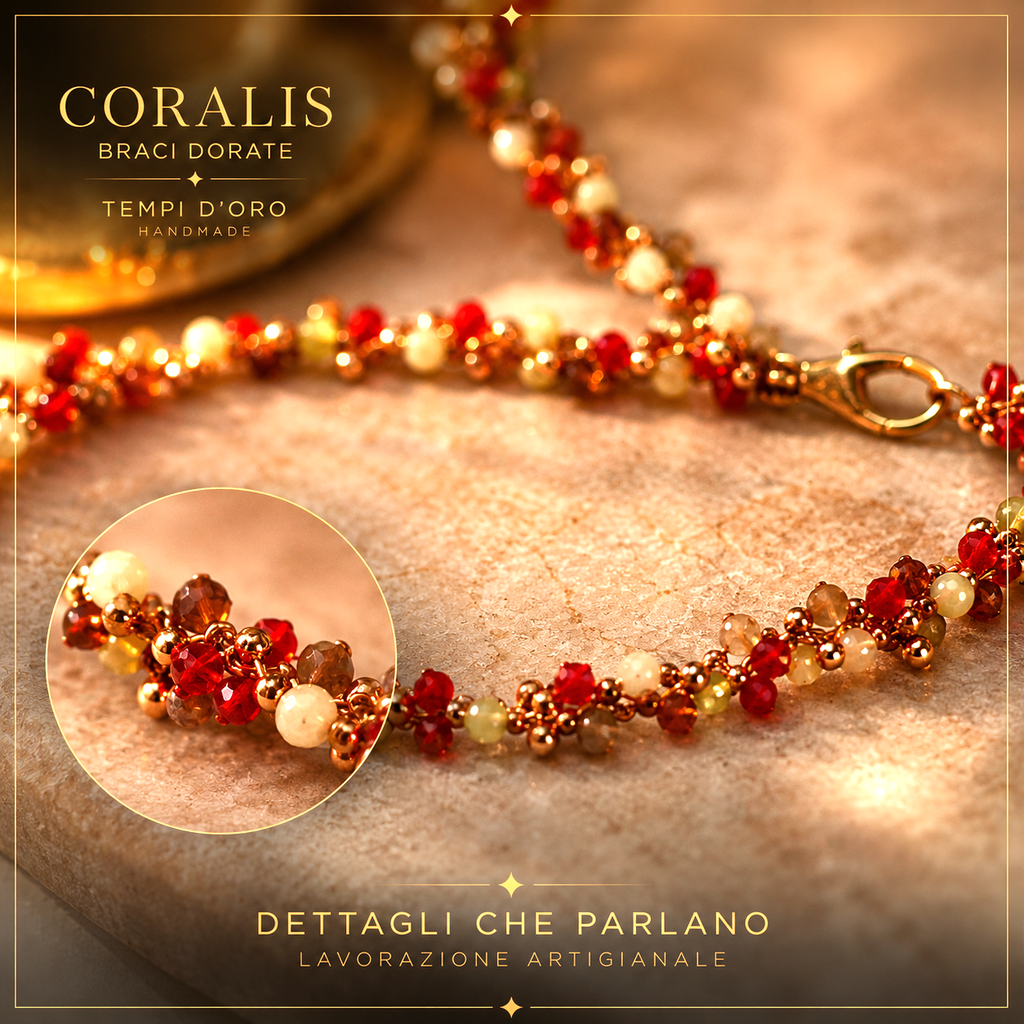 Collana Handmade Coralis – Braci Dorate