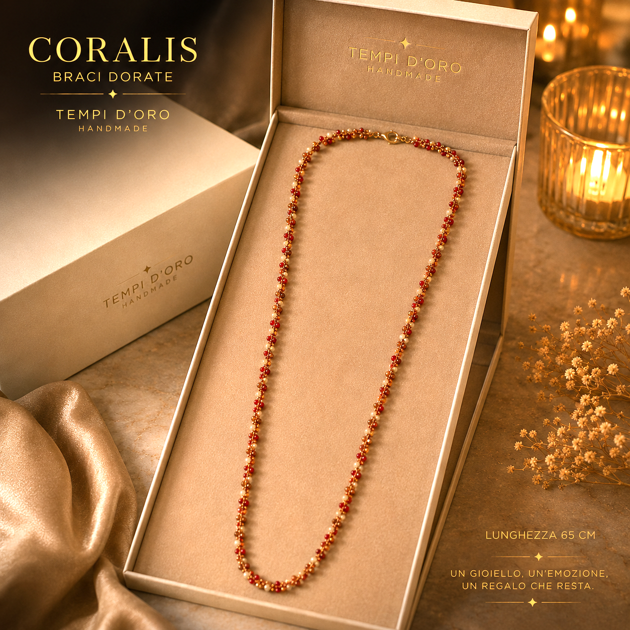 Collana Handmade Coralis – Braci Dorate