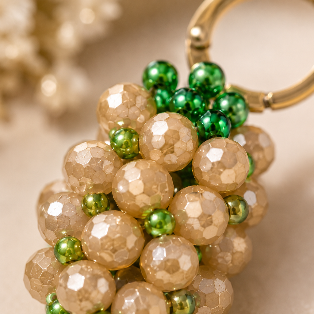 Orecchini Handmade Grappolo in Cristalli