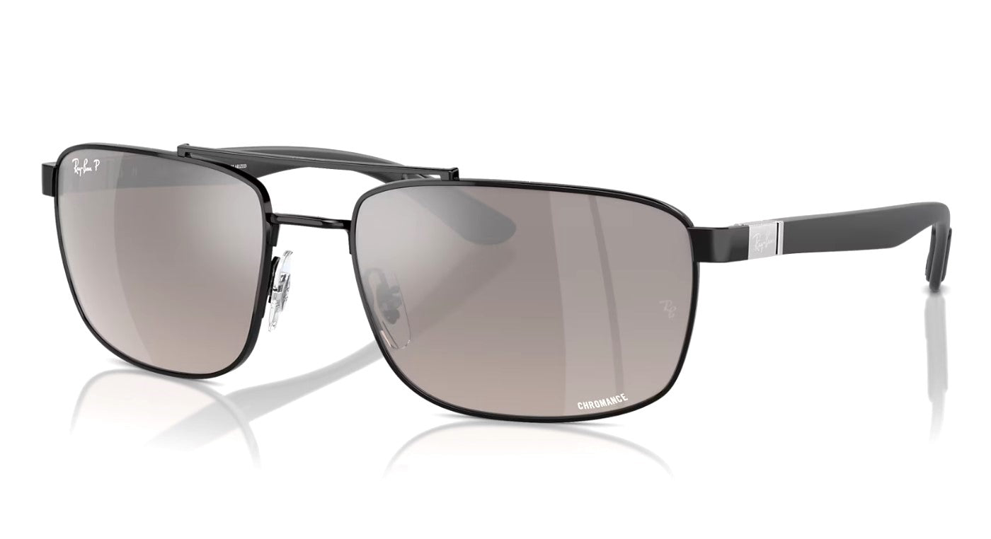 Ray Ban Occhiali Da Sole Uomo RB3737 CHROMANCE Colore 002/5J Calibro 60/18