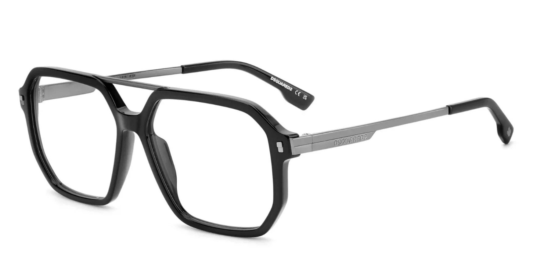 DSQUARED2 Montatura Da Vista Uomo D2 0123 Colore ANS Calibro 56/14