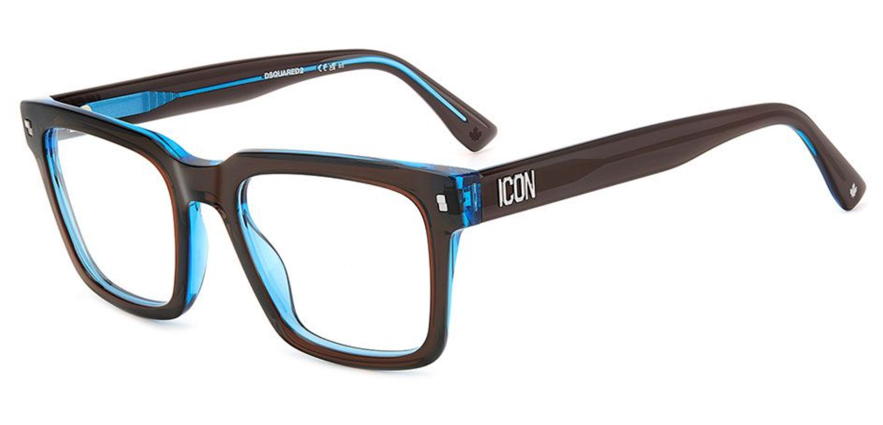 DSQUARED2 Montatura Da Vista Uomo ICON 0013 Colore 3LG Calibro 52/20