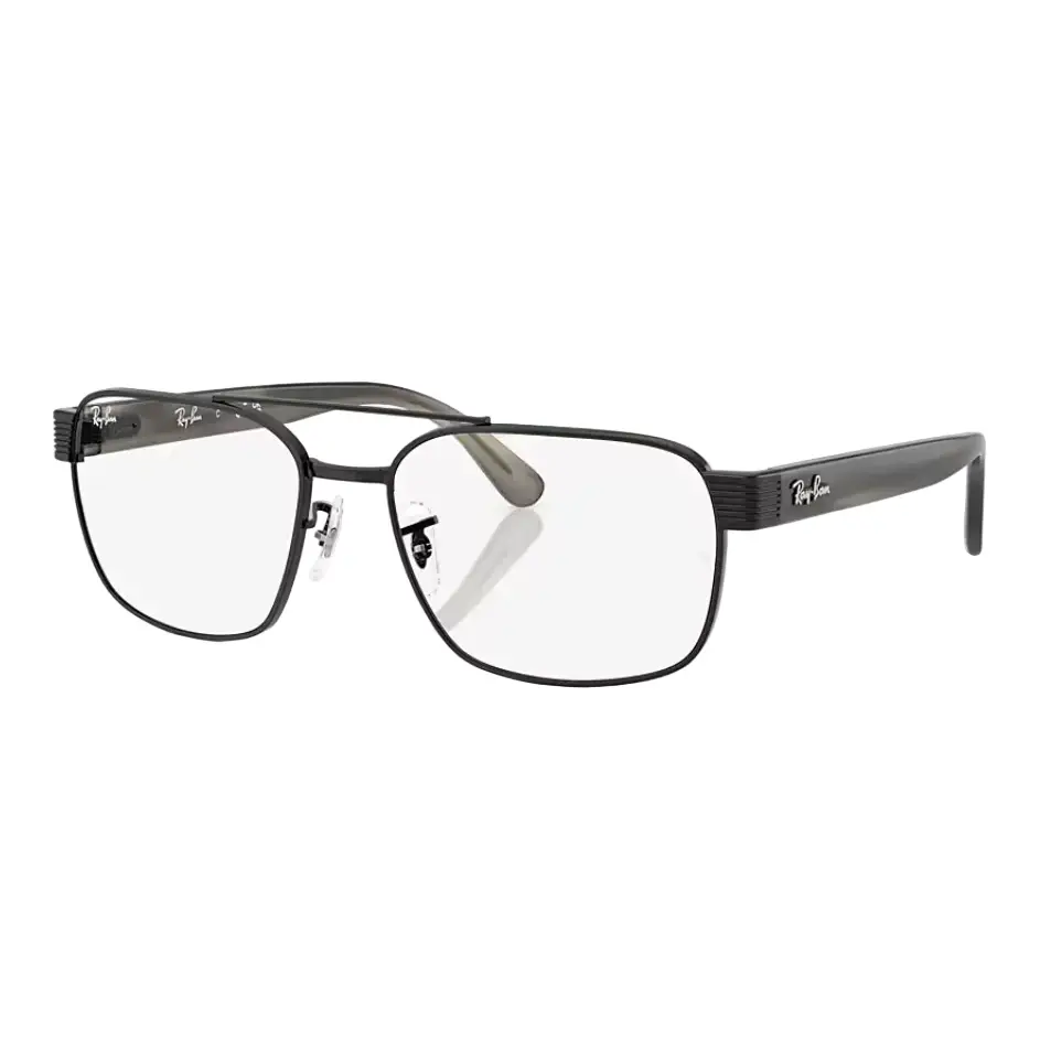 Occhiali da vista Ray-Ban RB3751V uomo 2509 calibro 58/17 montatura nera rettangolare