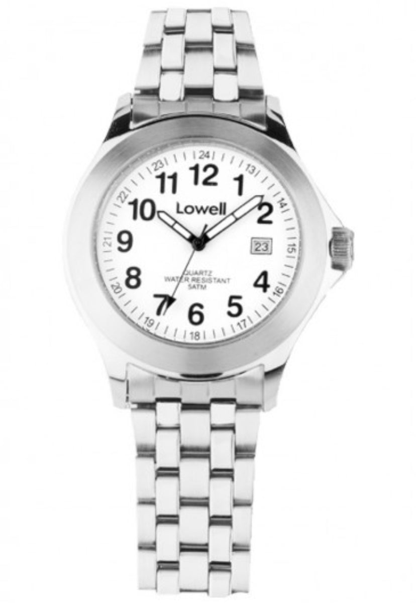 Orologio Lowell Uomo Classico Con Cassa E Bracciale In Acciaio PL4270-80