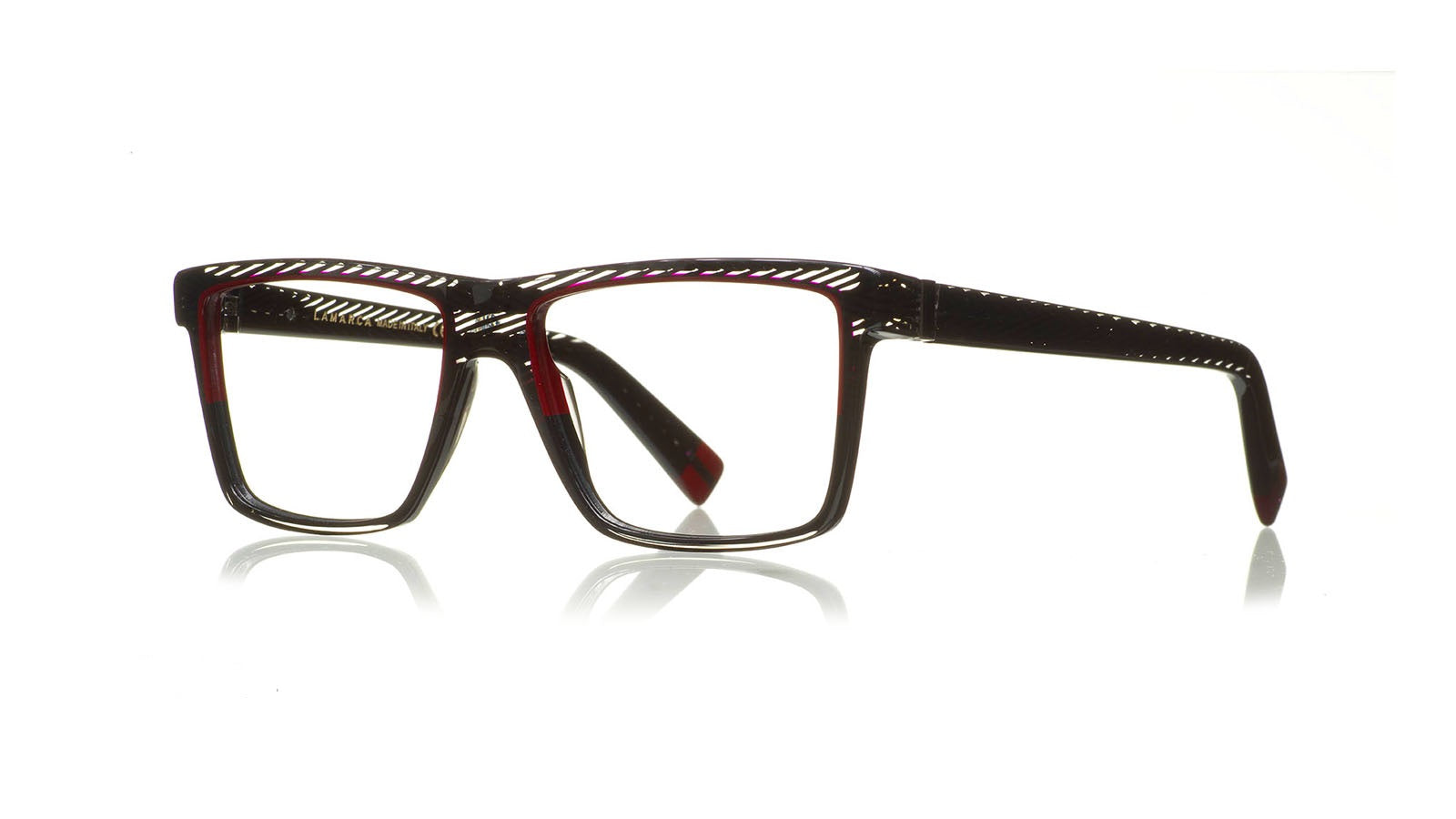 Lamarca Montatura Occhiali Vista Uomo MOD. POLICROMIE 87 Colore 01 Cal. 55/17