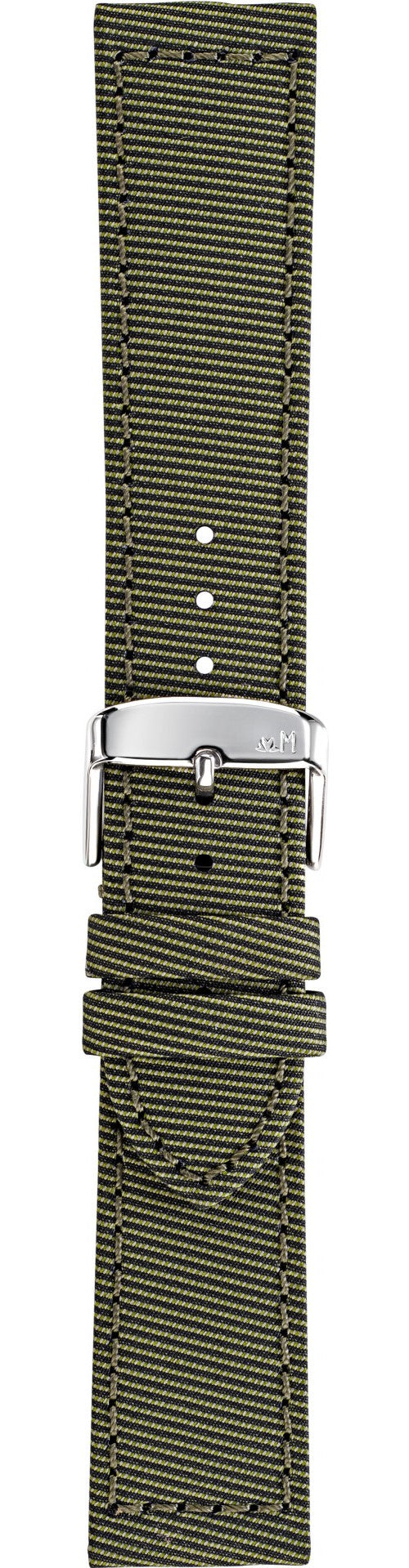 Morellato Cinturino Uomo SAVE THE NATURE Corfú In Tessuto Riciclato A01X5390D12 Verde Ansa 24 mm