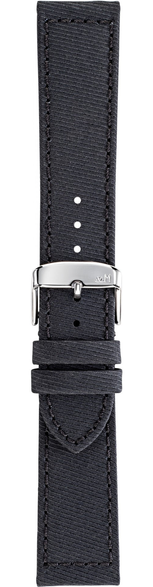 Morellato Cinturino Uomo SAVE THE NATURE Corfú In Tessuto Riciclato A01X5390D12 Nero Ansa 20 mm