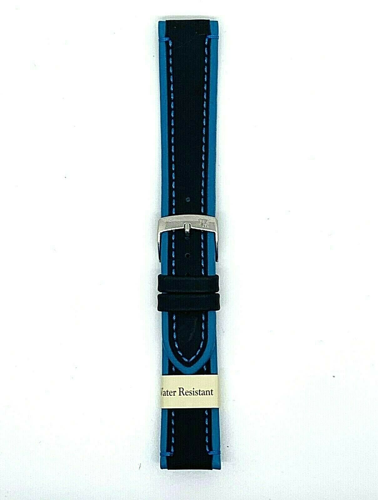 Cinturino Curling Water Resistant In Lorica Ansa 20 Azzurro