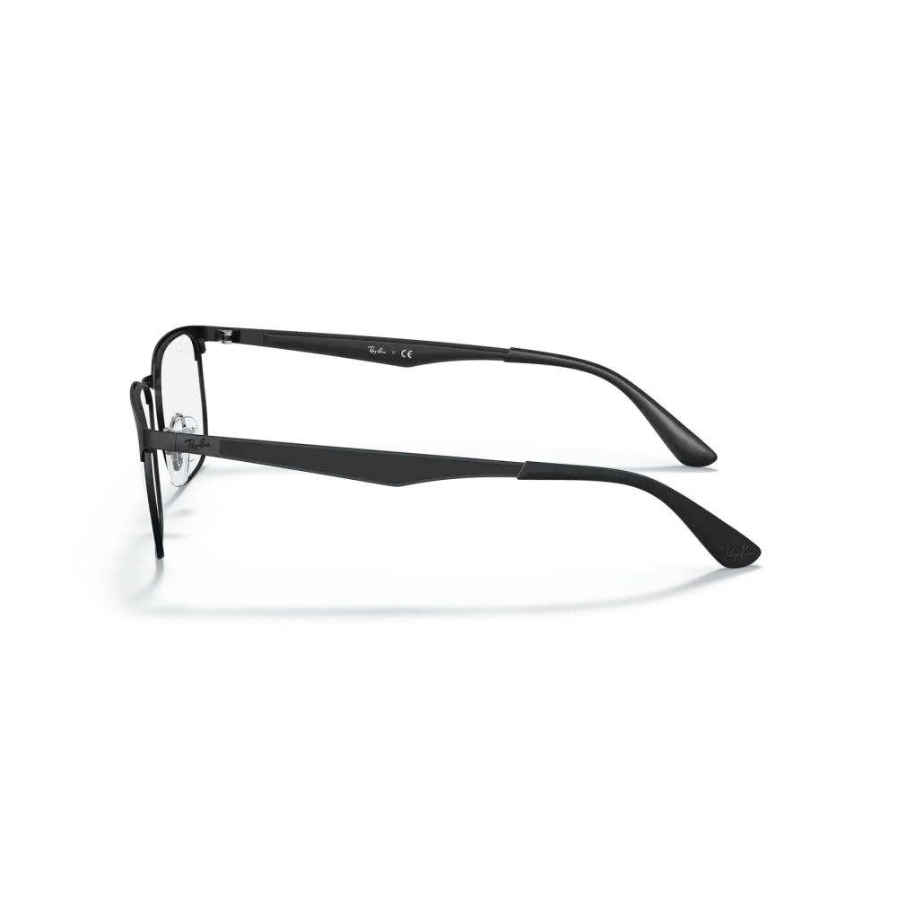 Occhiali Ray-Ban RB6363 unisex montatura nera rettangolare 54/18