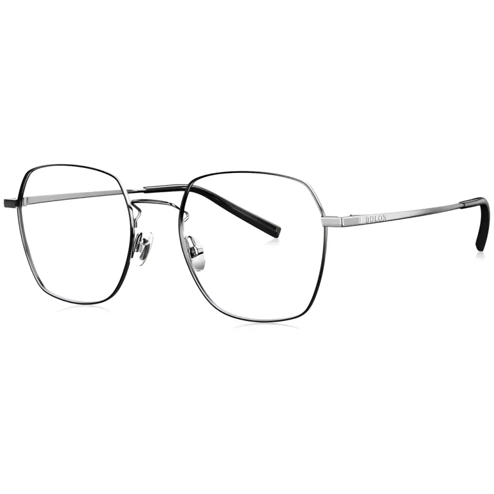 Occhiali da vista Bolon BJ7055 unisex argento con lenti trasparenti 52/19