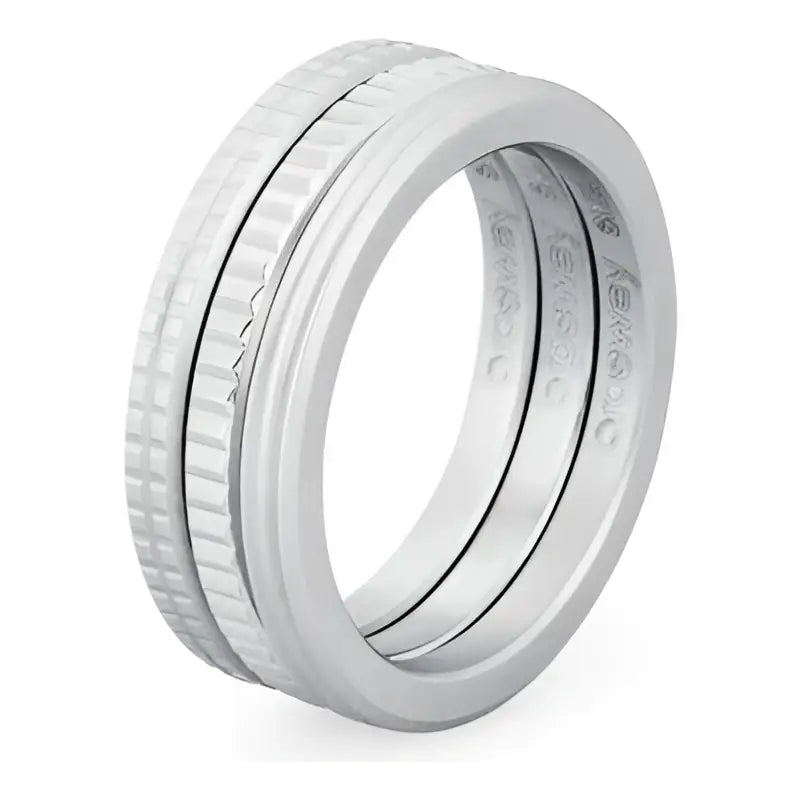 Anello donna Brosway Tring BTGC21E Mis. 20 CURIOSITA’ in argento texturizzato