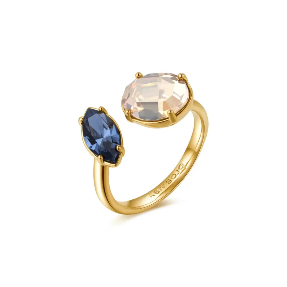 Anello donna Brosway Tring BTGC21E con zaffiro blu, taglia 20