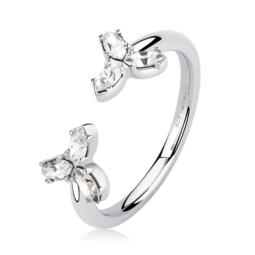 Anello donna Brosway Tring BTGC21E Mis. 20 farfalla argento CZ