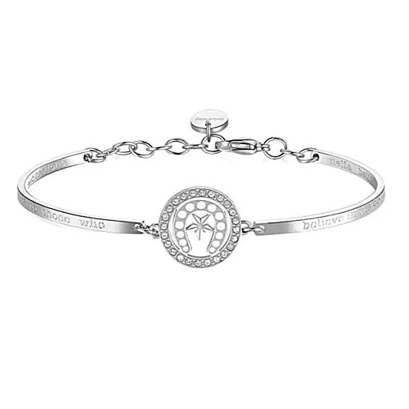 Bracciale donna Brosway Chakra BHK429 ferro di cavallo con charm stella dargento