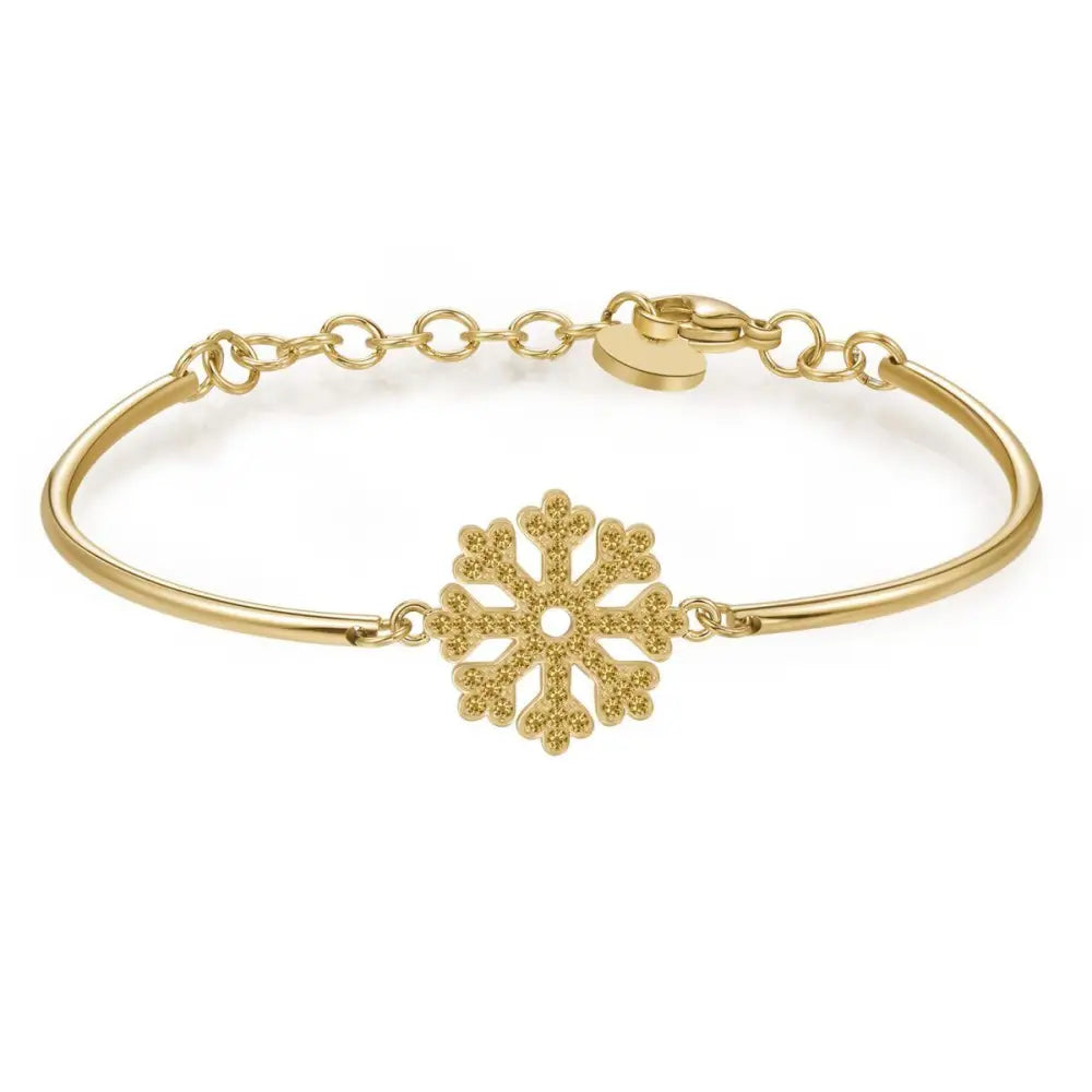 Bracciale donna Brosway Chakra Fiocco di Neve in oro 18k