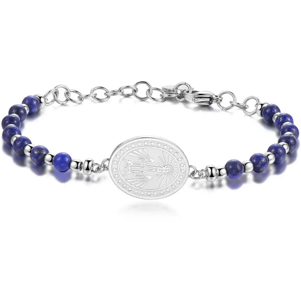 Bracciale Brosway Donna Chakra Maria Vergine in argento con perline viola