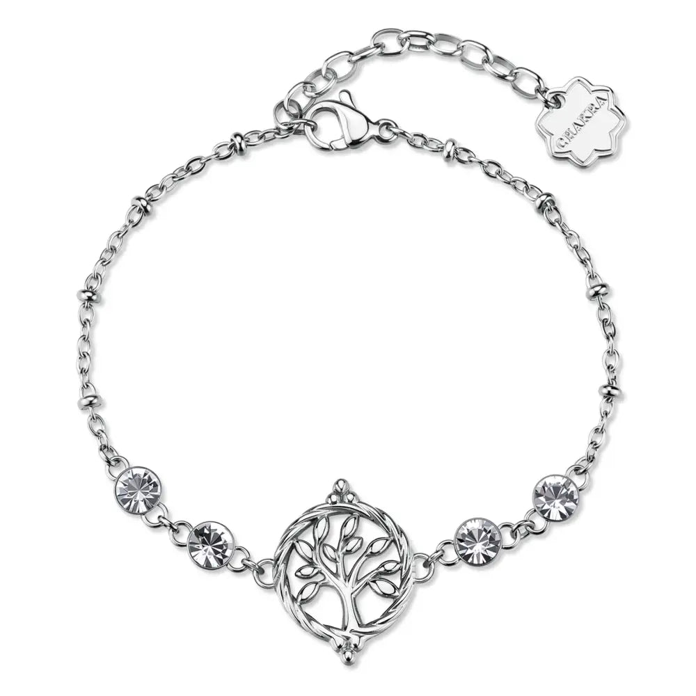 Bracciale Brosway donna Chakra Mistici Albero della Vita BHKB289 argento con cristalli