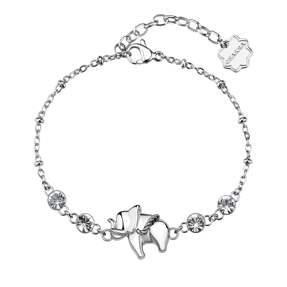Bracciale Brosway donna Chakra Elefantino con charm elefante argento e cristalli