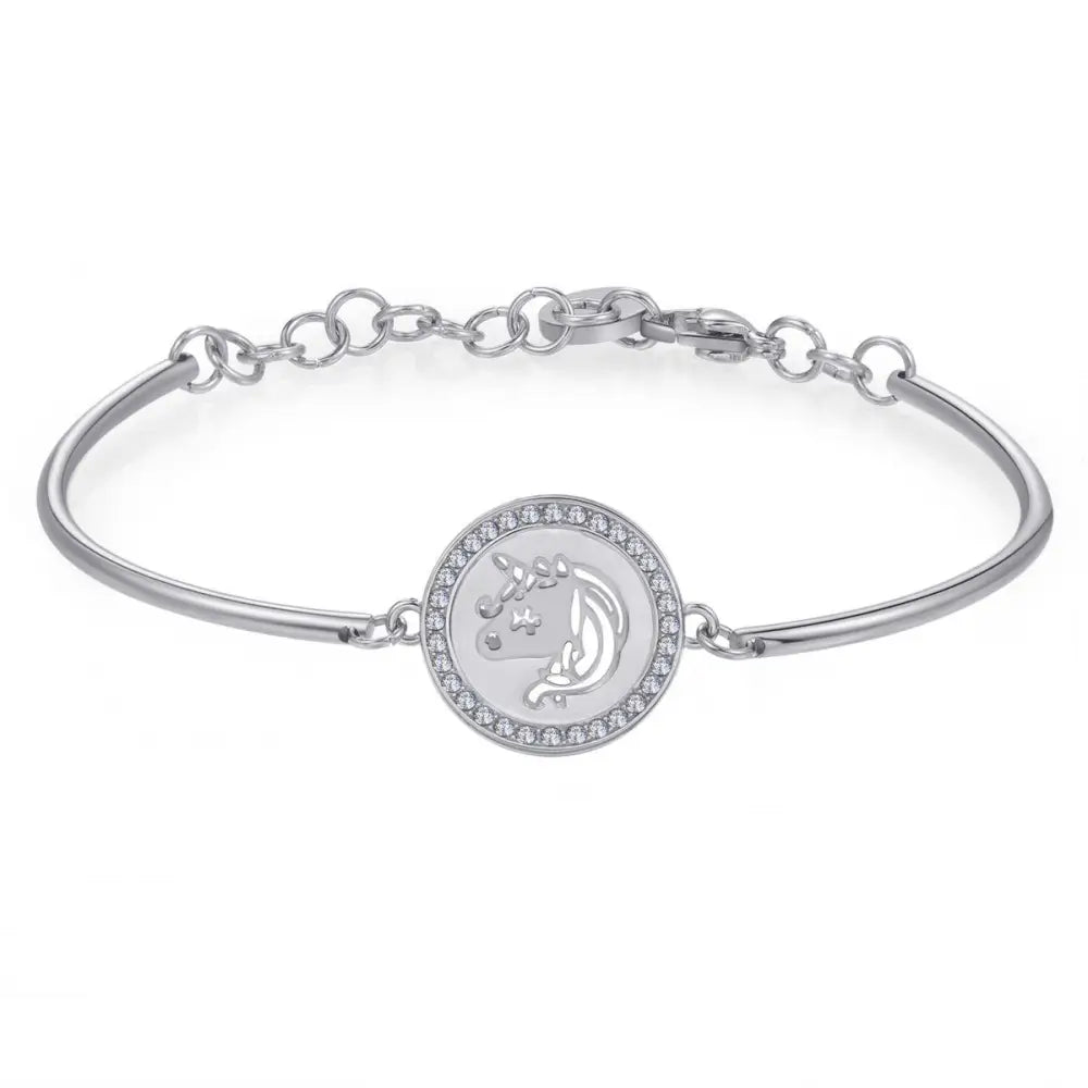 Bracciale Brosway donna Chakra Unicorno BHK249 in argento con accenti diamanti