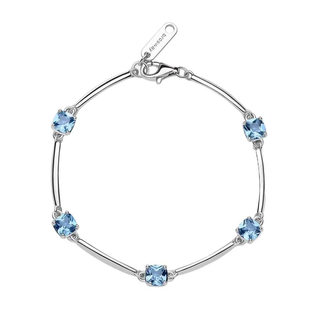 Bracciale donna Brosway in argento 925 con topazi blu, collezione Fancy FCL05