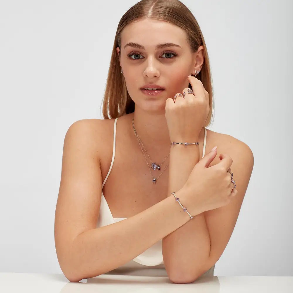 Bracciale donna Brosway in argento 925 Fancy FMP06 a forma di cuore