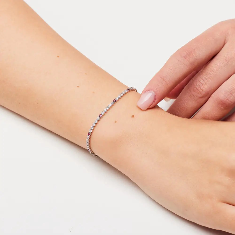 Bracciale donna Brosway in argento 925 rosa oro con perle e diamanti Fancy FPR131