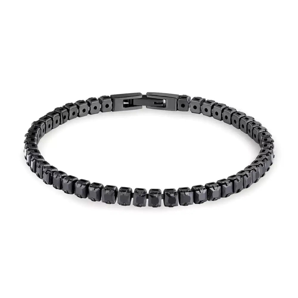 Bracciale Brosway BVD21 in acciaio con ematite nera e chiusura magnetica