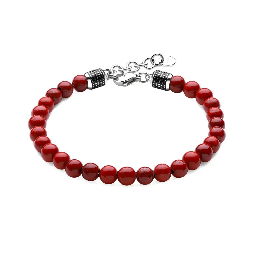 Bracciale Brosway Bullet BUL43 rosso con perline e chiusura argento