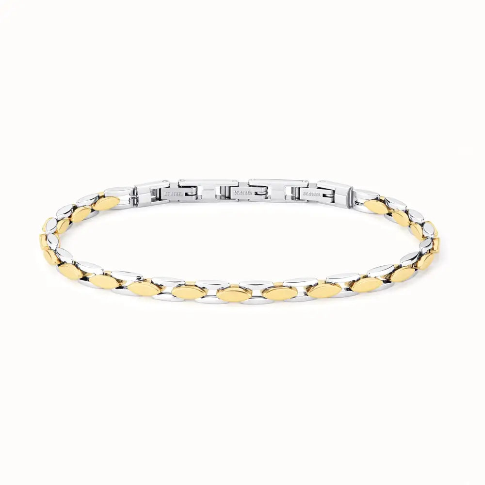Bracciale Brosway RIPTIDE BTD047 in oro e argento con motivo chiave greca