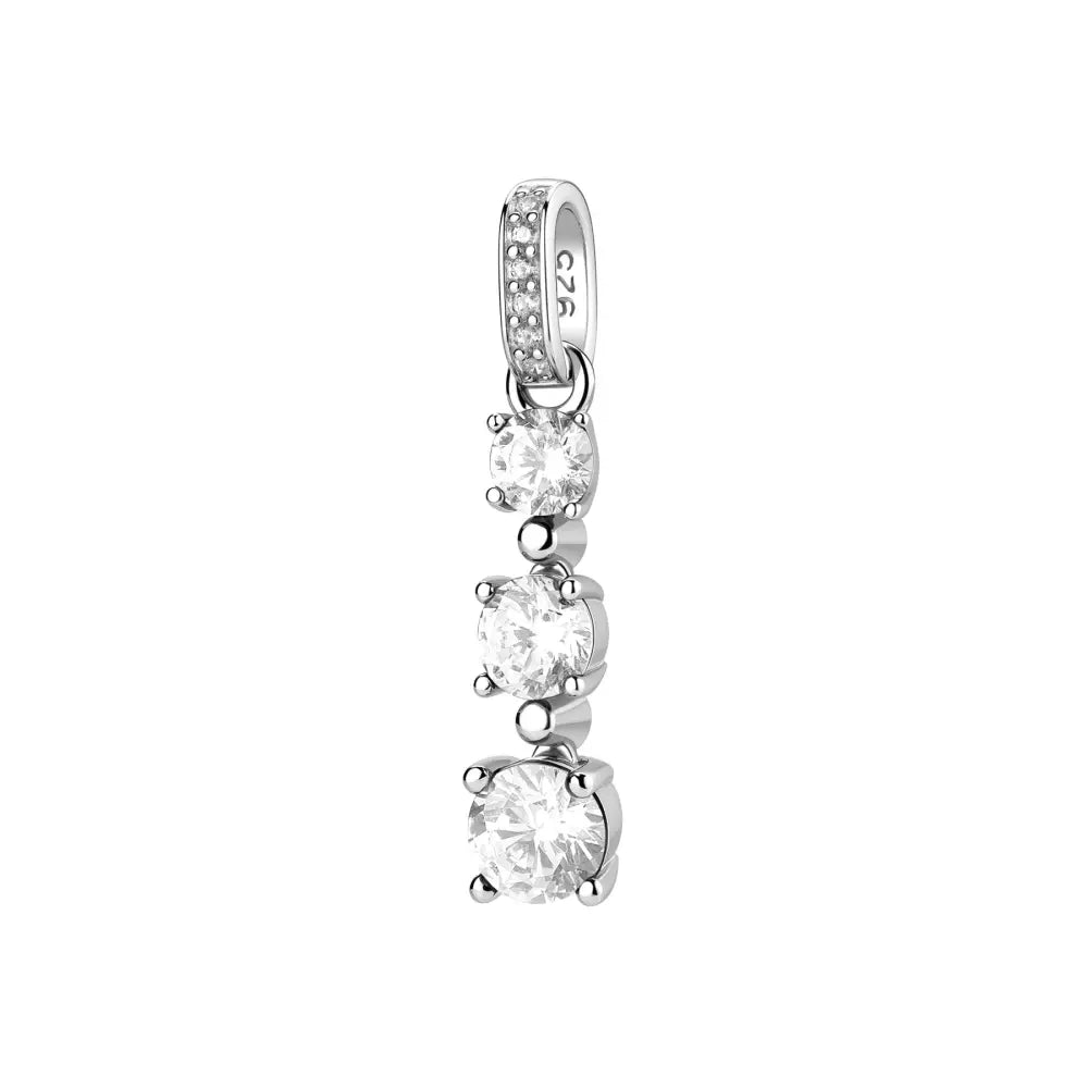Pendente Brosway Donna in argento 925 con CZ e pavé, ispirato Pandora