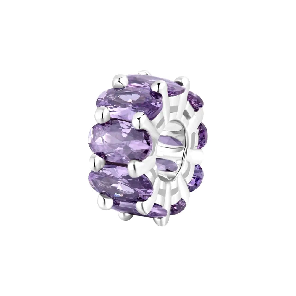 Bracciale charm Brosway Donna in argento 925 Fancy FMP01 viola e argento con gemme