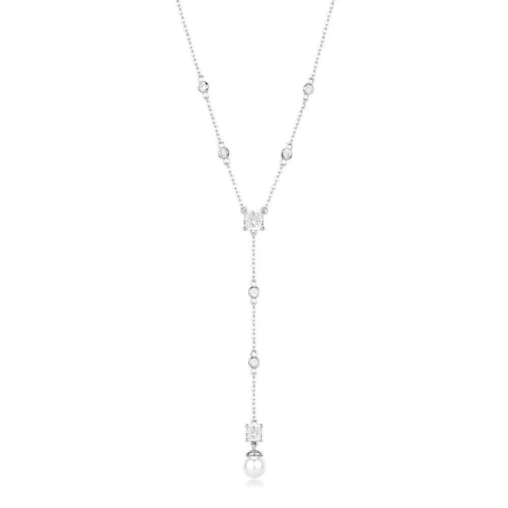 Collana Brosway Fancy FIW170 in argento 925 con perle e cristalli